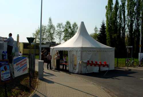 Eingang zum Messegelnde am Zittauer Ottokarplatz