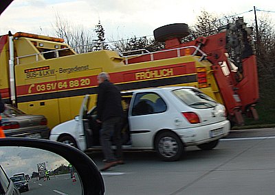 Lkw-Unfall auf der A4