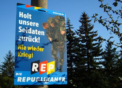 Bildtitel: Bundestagswahlkrampf 2009 Bild zu Bundestagswahlkrampf 2009