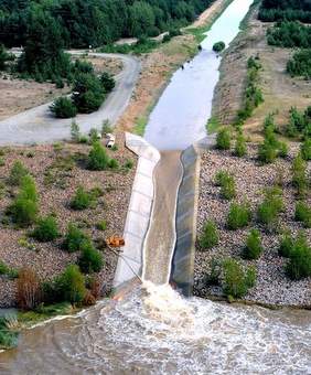 Bergbaufolgeseen entlasten Flsse