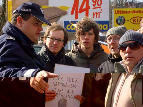"Stopp ACTA"  Demo in Grlitz und Zgorzelec