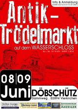 Antik- und Trdelmarkt am Wasserschloss Dbschtz