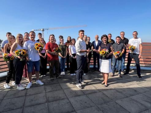 Zehn Auszubildende und fnf Studierende starten im Landratsamt Grlitz