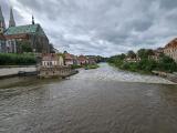 Erste Hochwasser-Alarmstufe in Grlitz erreicht  Entwicklung der Lage bleibt offen