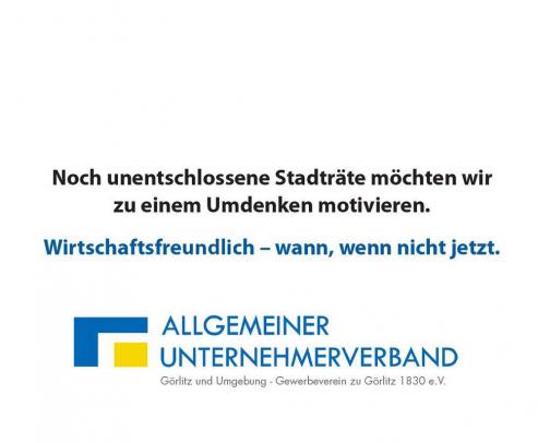 Grlitzer Unternehmen fr Verbesserung der Rahmenbedingungen des Wirtschaftsstandortes