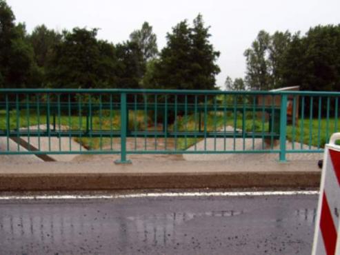 Bild zu Hochwasser in der Lausitzer Neie wegen Regen und Witka