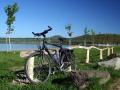 Fahrradzaun am Berzdorfer See fertig