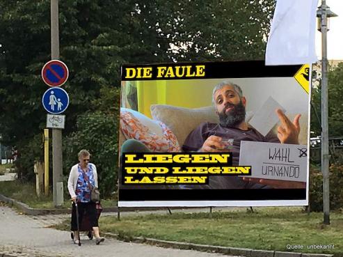 Bild zu Obskurer Plakatwahlkampf im Landkreis Grlitz