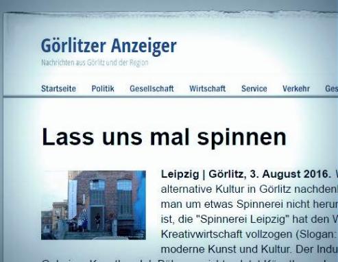 Bild zu Grlitzer Anzeiger Sonntagsnews