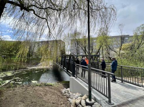 Abschluss der Bauarbeiten an der Kidrontalbrcke