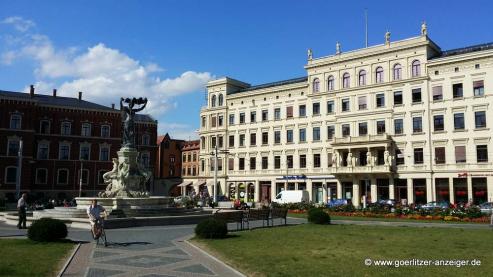 Postplatz vor neuen Bauarbeiten