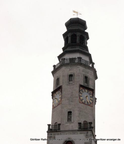 Vernderungen am Grlitzer Rathausturm