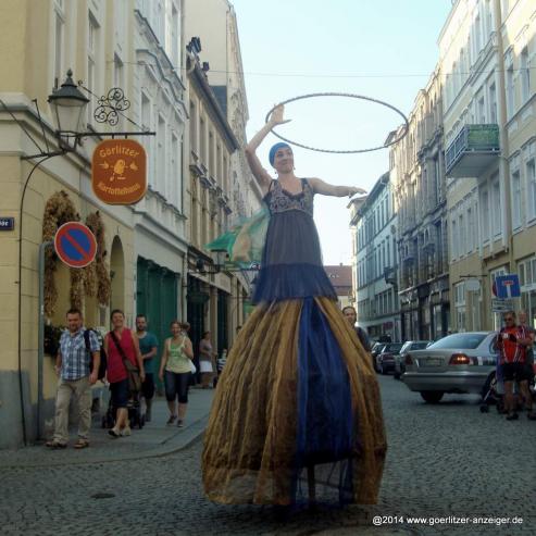 Zum Internationalen Straentheaterfestival ViaThea 2017 in Grlitz